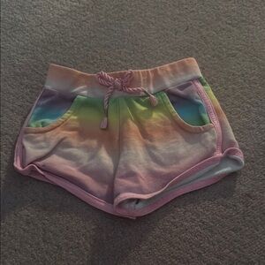 3/$10 sale!! Rainbow Tie-Dye Shorts